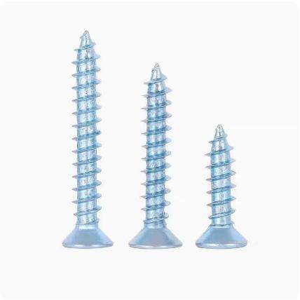 高强度自攻丝镀锌十4字沉头自攻螺丝断专桥铝DAU门窗用头平m自攻