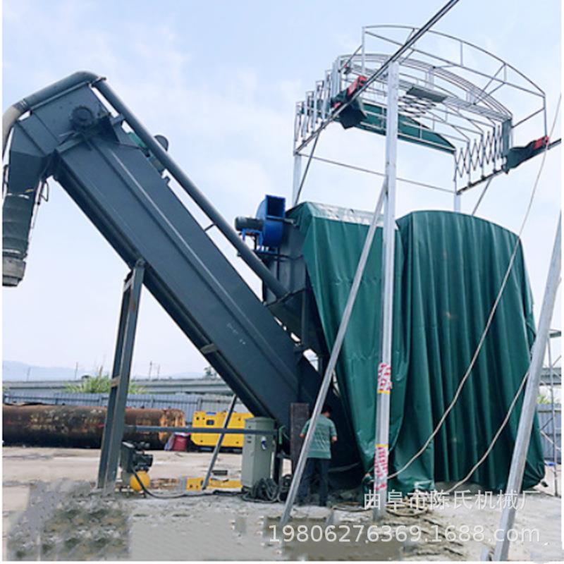 无卸集尘装机箱气力吸灰铁路集装灰箱EMA散粮卸车机石石粉装卸机