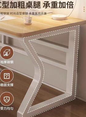 简易台式脑桌书家用简约学习桌双人办公桌学OJB生写字卧桌室桌电