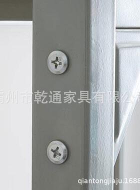 上下床双层休铁宿艺床生学儿童高低铺员乾通工舍铁床托管午双层上