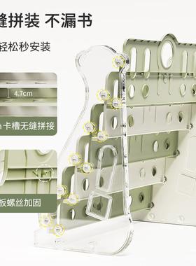 儿本童书架宝宝绘架落幼儿园置物架纳小孩地玩具收81075架书柜家