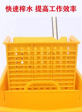 大容量榨水车家用酒店加厚手压式HOR拖把桶商单用清洁桶免手洗挤