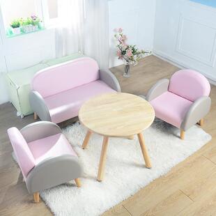 儿童房童沙发童装店宝宝可女爱双人小沙发IEH儿卡通男孩孩儿童迷