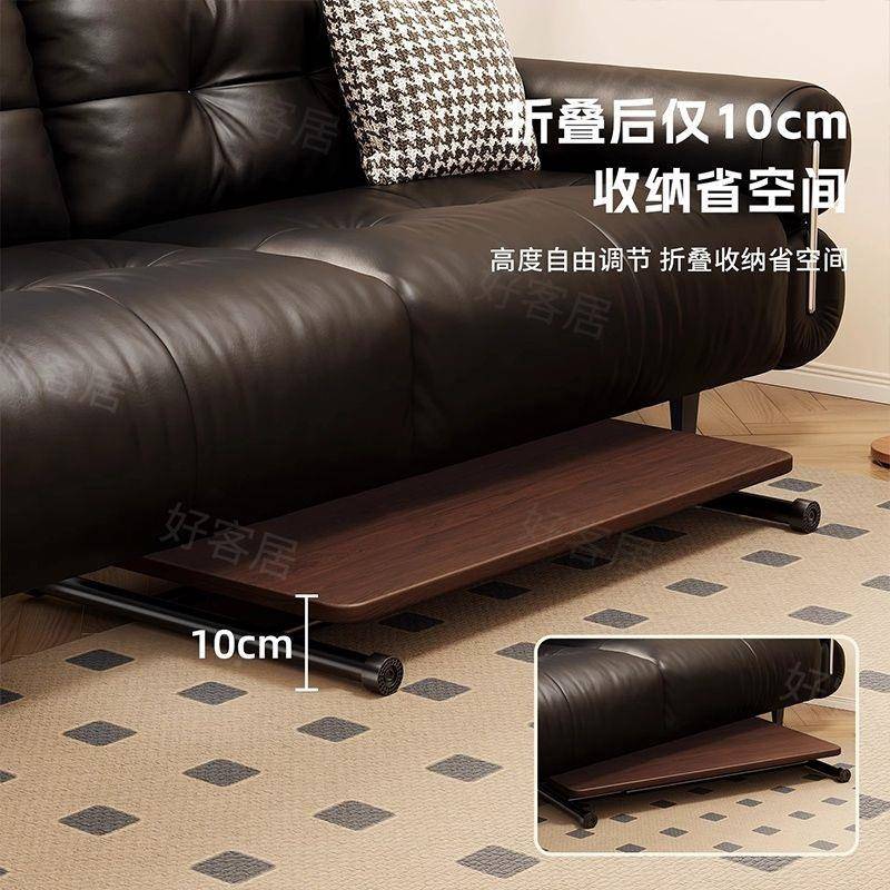 可叠桌子升降茶几饭桌电可折叠简54333易书桌多功能折可收纳脑桌