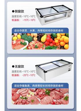 冰柜移摆摊冰箱式展示台商用小型保鲜冷冷冻三轮GCZ车藏载动烧烤