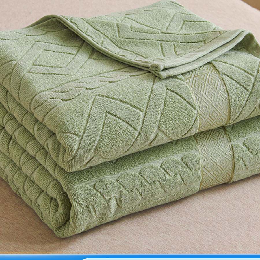 上海老牌毛巾被纯棉100不掉毛加厚老式怀旧夏季午睡盖毯