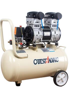 泵奥突斯压机1500WSIC-40气L空静音无油木工喷漆用途空气压缩气充