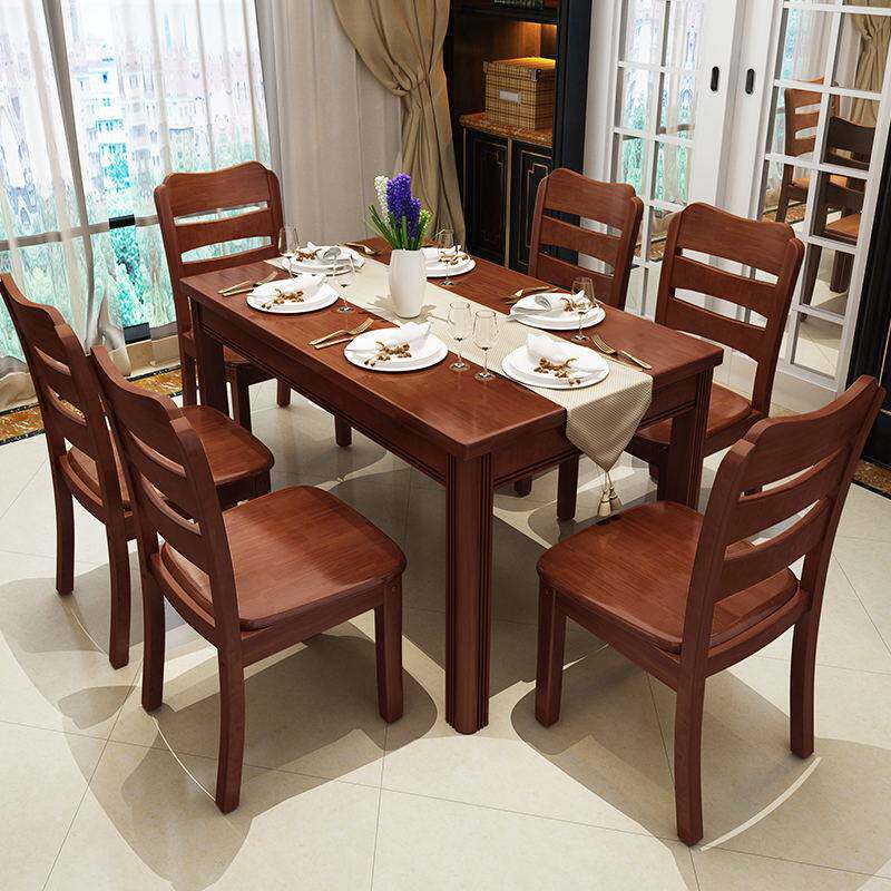 餐椅家用木椅子靠背椅凳子书桌餐厅餐桌椅原木中式简约全实木椅子