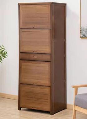 斗0五柜五斗橱室A实木简约现代MRU楠竹抽屉柜置物柜三斗四斗柜卧