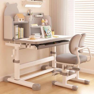 儿童学习桌写业桌子作宿舍小户手型实用小学生家用摇升套UAL降桌