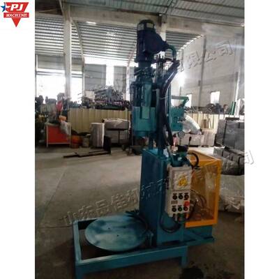 立式半自动油桶切割设备 大型铁桶展平切割机 废旧油桶开盖设备