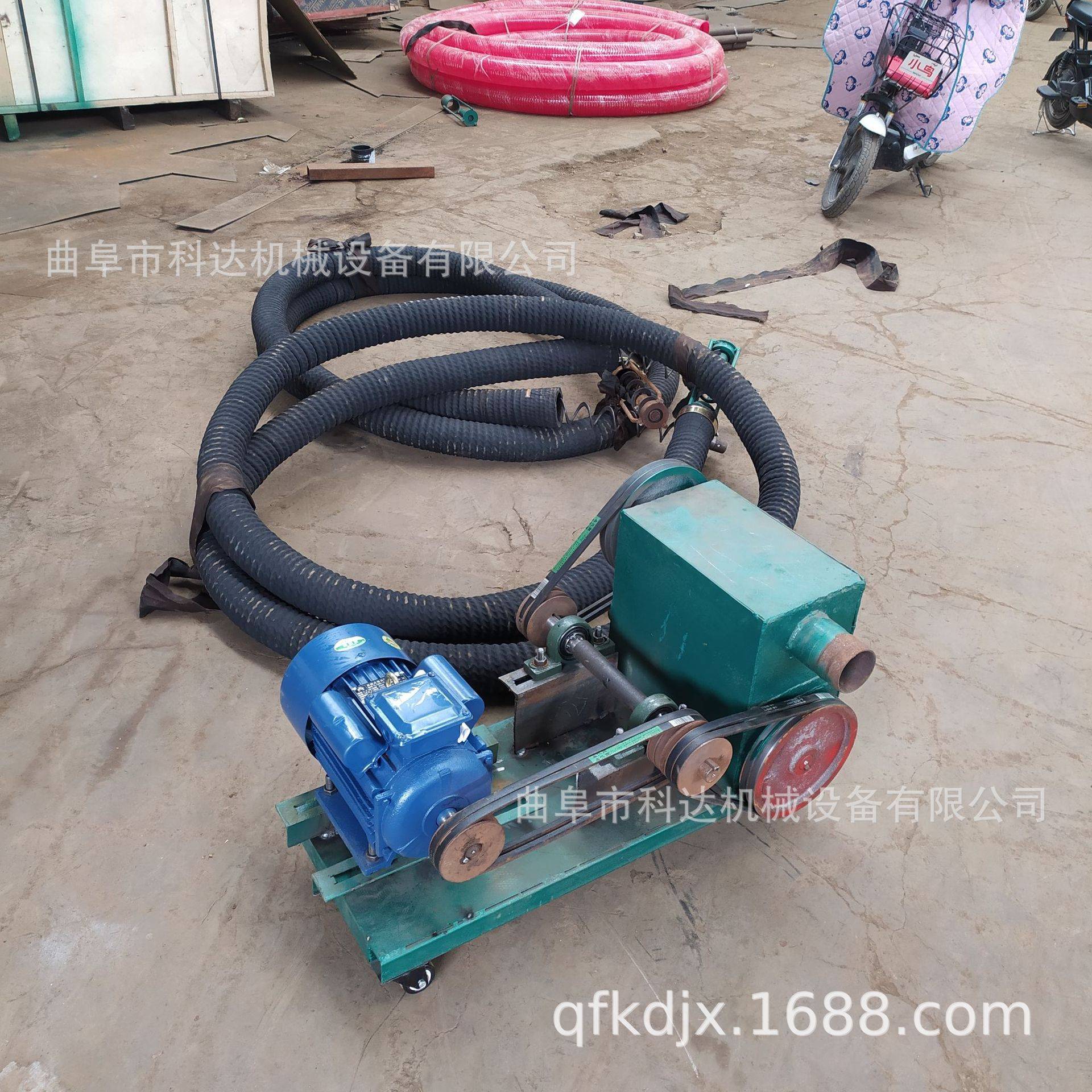 家用两项电软管吸粮机XWZF 3寸管径玉米颗粒蛟龙输送机