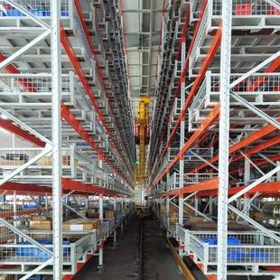 立体库智能货仓货架架自动化立体库穿147梭式货工厂仓库智能架系