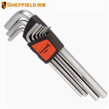 钢盾S050008 S050011 S050012 内六角扳手套装公制加长球头内六角