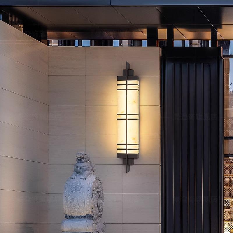 简约墙中式户防8143外水壁灯别墅庭院围外大门口围墙灯柱室子现代