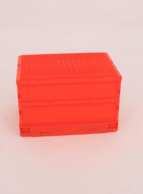 530VXN-340可折塑物胶周转箱橙色塑料叠折叠箱外家户用收纳储整理