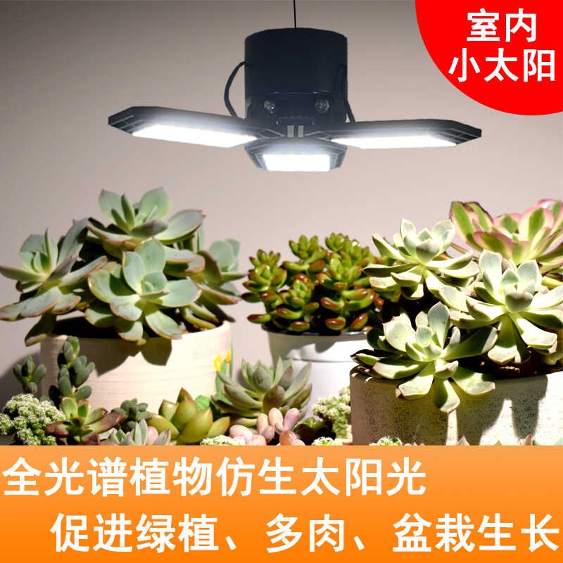 阳台植物补光灯仿全光谱室内大型种植太阳光灯蔬菜多肉家用生长灯