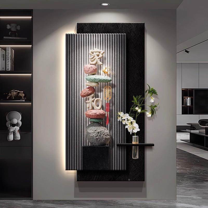 石来运转20ZA05102寓新款入玄关5氛围带灯装饰画户正对门挂画走廊,家居饰品,现代装饰画,淘宝优惠券,粉丝福利购,淘宝优惠卷