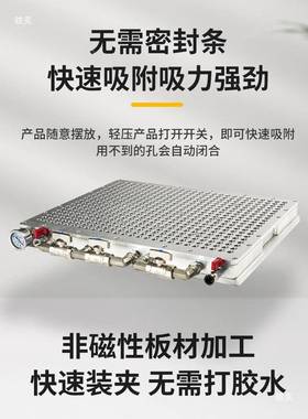 工多孔式真盘空吸CC磨床无密封条N多点式41装业夹