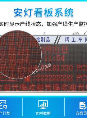 屏工厂JXT安灯安东呼叫系统线报警按钮盒生无产状LE态D显示电子看