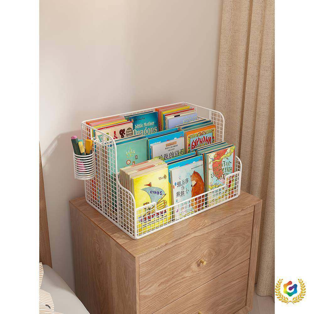 ?架儿童桌面WAG绘本架收纳宝宝书本收纳盒书桌书置物架床头飘小窗