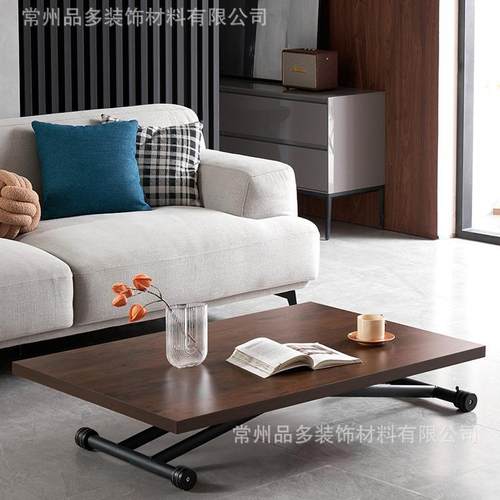 茶几客厅折叠升降桌小户型餐桌书桌能多功可282免安装饭桌奢轻升
