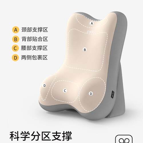 知靠梦人F9876997床上靠护枕沙发大靠垫多功能腰背卧室书看玩手机
