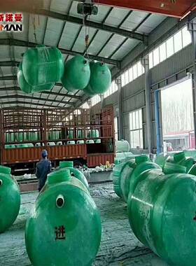 农村三格用玻璃钢缠绕化粪池璃A河农村用玻北钢缠绕化YAA粪池厂家