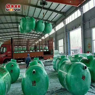 农村三格用玻璃钢缠绕化粪池璃A河农村用玻北钢缠绕化YAA粪池厂家