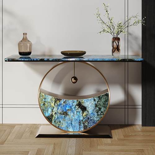 轻奢玄高关柜23301档厅大小户型进门玄关关入户条案超窄风水金属