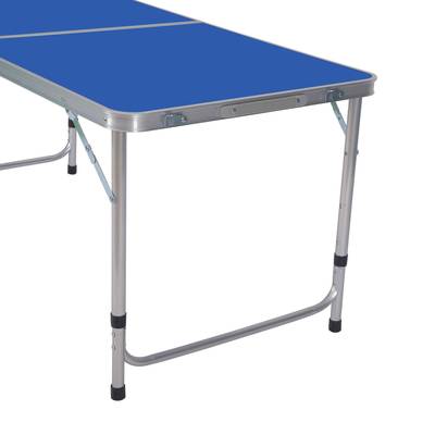 双杆加款铝合金折叠固桌摆地摊宣传桌YQI椅携式升降展野台营餐桌