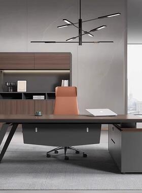 总桌现代大桌办公桌椅组合老班板主管裁0568室电脑桌单人位办公室