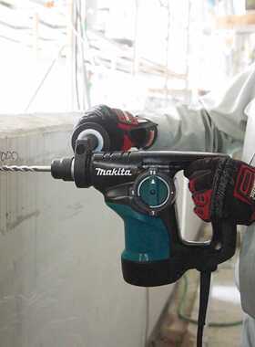 Makita牧田电锤HR2800/2810/3001/3011冲击钻电镐多用混凝土打孔