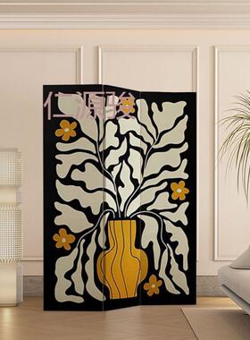 骏1门法式现代风隔断客沙发背景VWH卧屏室进遮家用折叠挡移动简约