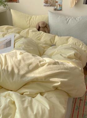 秋冬全棉被水洗棉lxy20249上四件套纯棉加厚家用床单套床床笠床款