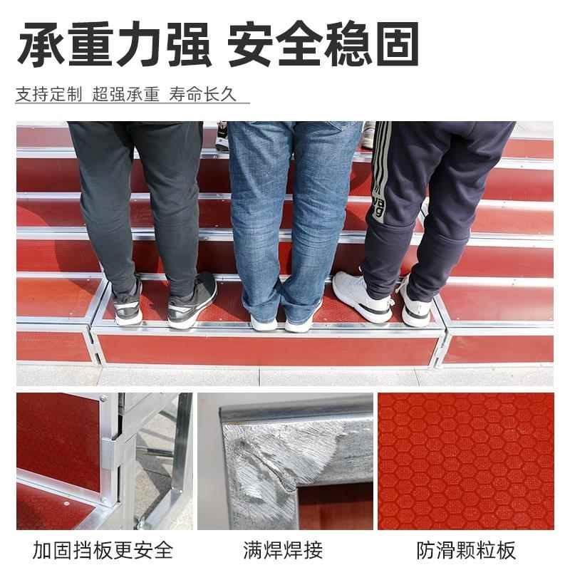 三层可移动折叠舞台踏步梯子拍照台学校大合唱凳合影站架合唱台阶