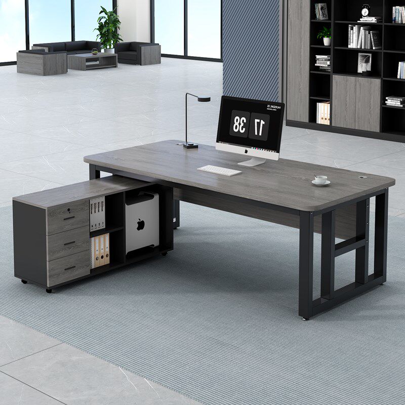 办公桌简约现代办公室职员单人工位桌椅组合简易多人台式电脑桌子