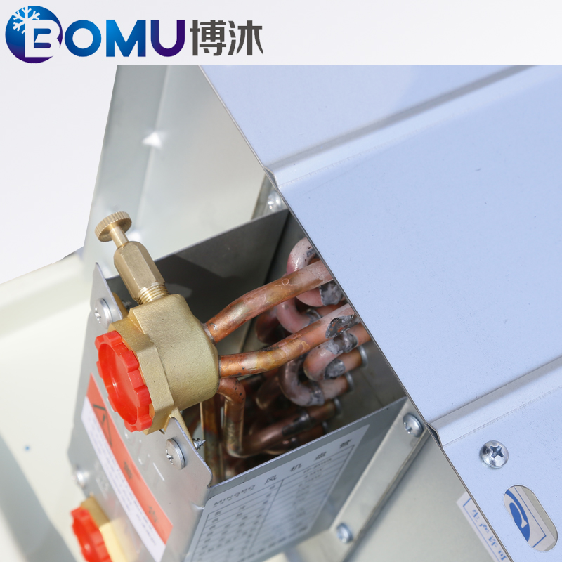 卧式暗装风机盘管中央水空调医院酒店风管机井水盘管机交换散热器