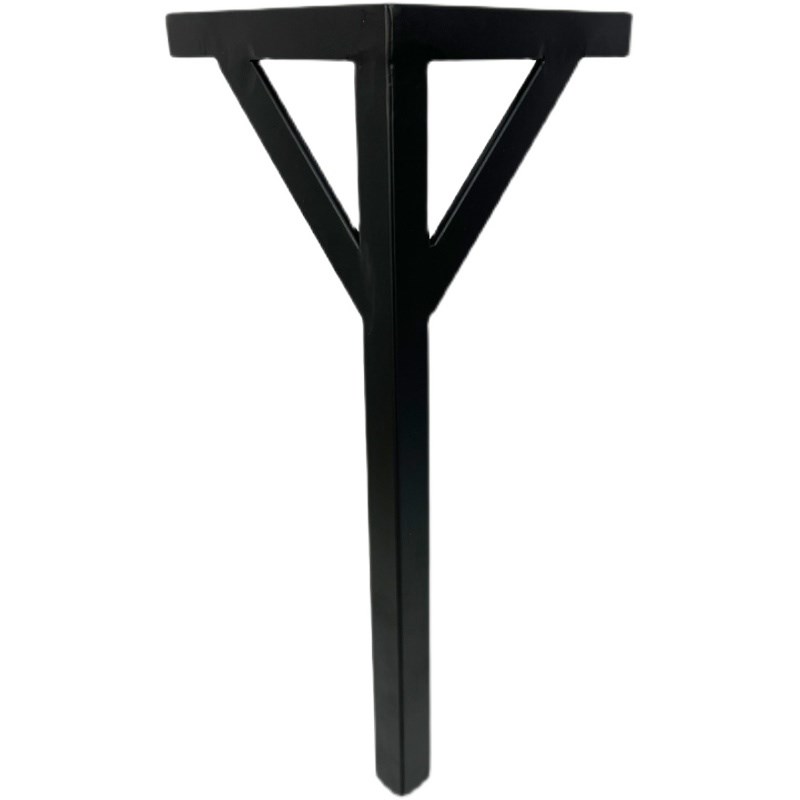 不锈钢桌脚沙发脚茶几脚电视柜脚黑色支架金属家具支撑腿浴室柜脚