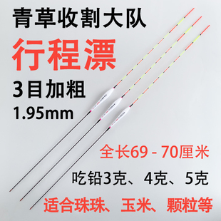 青鱼珠珠行程漂大物漂接口漂青草收割大队防爆顶高灵敏纳米浮漂