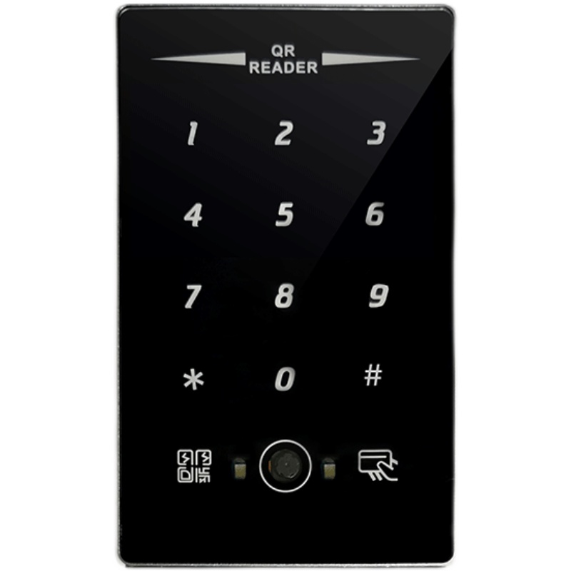 动态二维码金属门禁读卡器金属二维码扫码器二维码读头NFC二代证