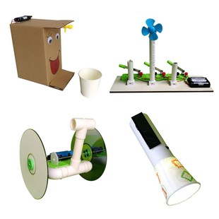 DIY科技小制作小发明套装 创新比赛作品废物利用 手工小作品