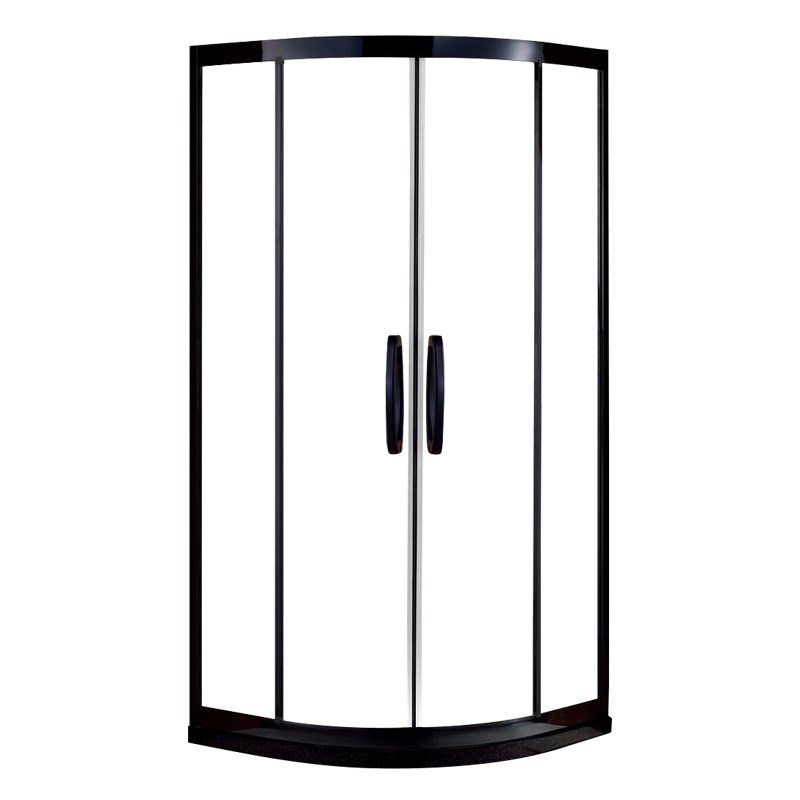 朗阁定制圆弧扇形不锈钢淋浴房浴室移门隔断干湿分离洗澡间沐浴门