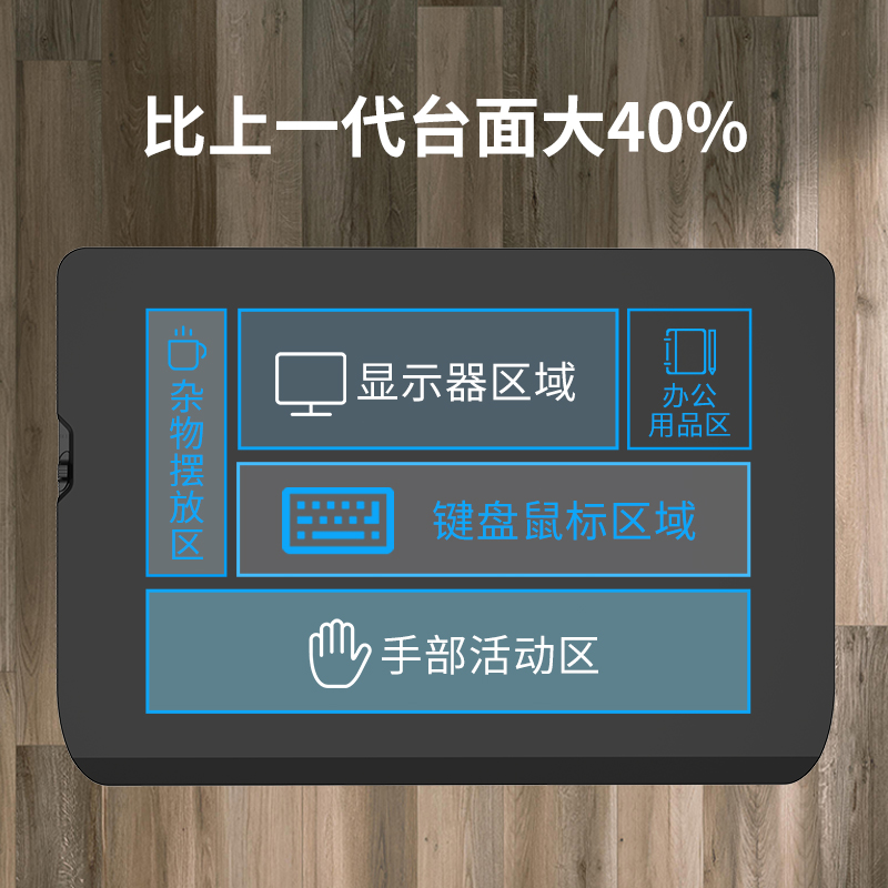 乐歌笔记本电脑桌可折叠移动笔记本散热增高架站立办公升降台MN1