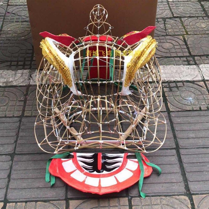醒狮舞狮训练狮头醒狮狮头训练框架练习狮头框架狮头竹编狮头
