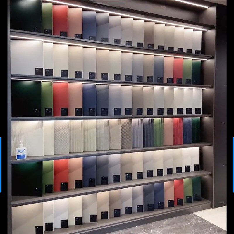瓷砖色板展示架大理石材试用包品展架生态板整体橱柜门板压克力陈