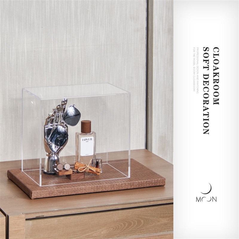 MOON慕空间样板房衣帽间男士梳妆台摆件家居软装饰品手模摆设道具