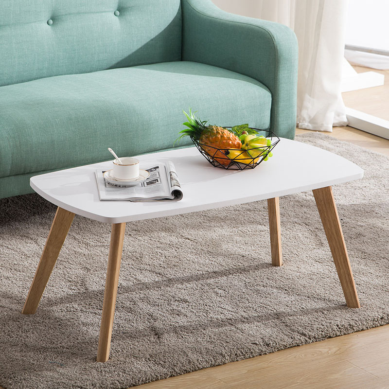 实木茶几现代创意简约店铺茶几小户型角几边几长方形圆形小桌子