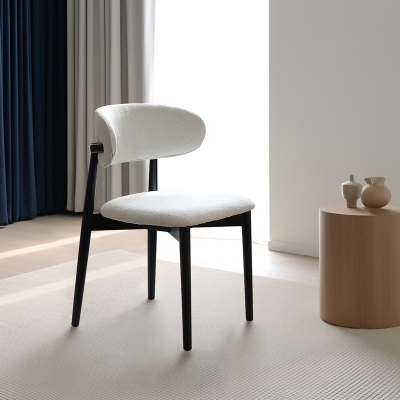 吉诺威 现代简约设计师椅子酒店靠背椅家用餐厅桌椅子