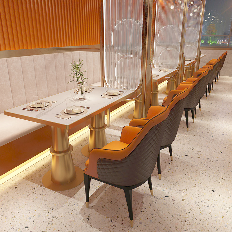 桌子餐饮商用酒店快餐店长方形餐桌奶茶店小方桌定制饭店桌椅